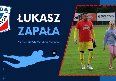 Łukasz Zapała nadal w bramce Wdy Świecie