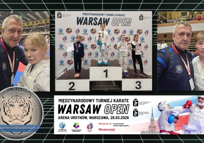 Trzy krążki karateków Yamabushi w Warsaw Open 2026