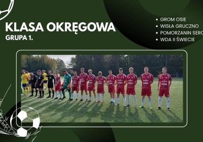 Przerwane serie bez porażki Gromu Osie i Pomorzanina Serock