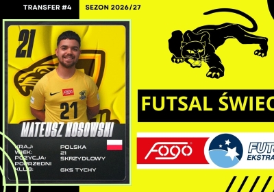Czwarty transfer Futsalu Świecie. Mateusz Kosowski wraca do elity