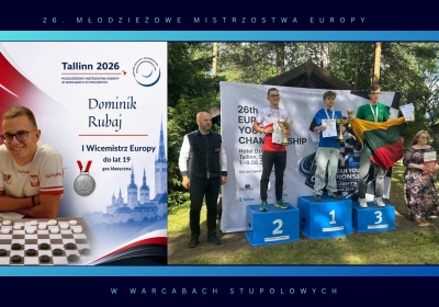 Dominik Rubaj wicemistrzem Europy juniorów do lat 19 [ZDJĘCIA]