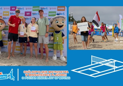 Joker Świecie i Spartakus Lniano zagrali na plaży w Kołobrzegu o puchar Kinder Joy of moving