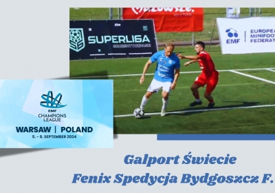 EMF Champions League. Galport stracił victorię w doliczonej minucie
