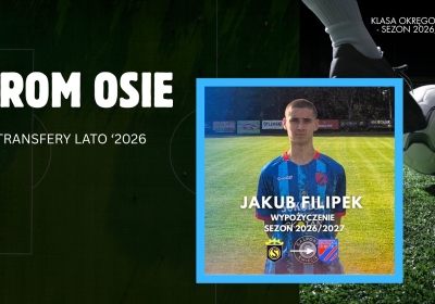 Jakub Filipek zawodnikiem Gromu Osie