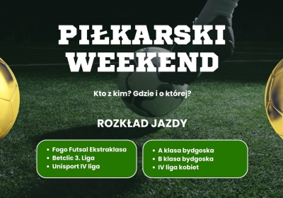 Wietrzny piłkarski weekend przed nami [ROZKŁAD JAZDY]