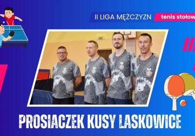 Prosiaczek Kusy Laskowice uratował remis w ostatniej serii gier