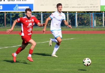 Wda Świecie wygrała z Błękitnymi Stargard. Debiutancki gol Jaya Jaskólskiego [ZDJĘCIA]