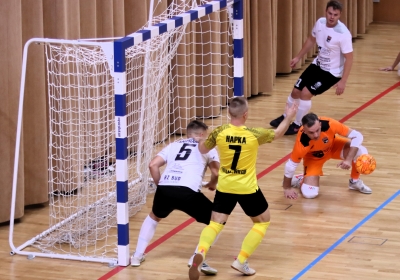 Futsal Świecie ograł Team Lębork. Hat-trick Jakuba Hapki [ZDJĘCIA]