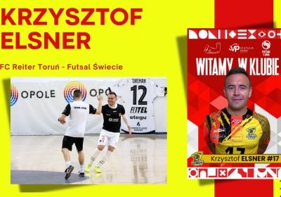 Drugi transfer z ekstraklasy. Krzysztof Elsner zawodnikiem Futsalu Świecie