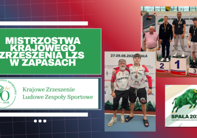 Złoto i brąz zapaśników ze Świecia w Mistrzostwach LZS w Spale