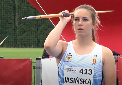 Natalia Jasińska pobiła w Czechach swój rekord życiowy w rzucie oszczepem