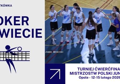 Jokerki zaczynają dziś ćwierćfinał Mistrzostw Polski Juniorek