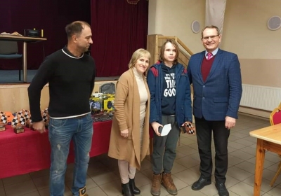Jan Witkowski mistrzem gminy Warlubie w szachach