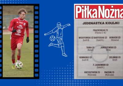 Oskar Januszewski w „jedenastce 23. kolejki” Betclic 3. Liga