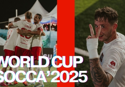 World Cup Socca. Demolka Paragwaju na koniec fazy grupowej. Gol Piórkowskiego [WIDEO]