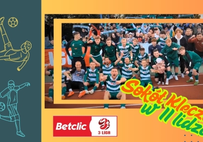 Sokół Kleczew przypieczętował historyczny awans. Wda znów dziesiąta