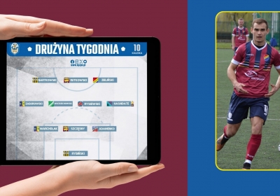 Patryk Zieliński w drużynie 10. kolejki IV ligi
