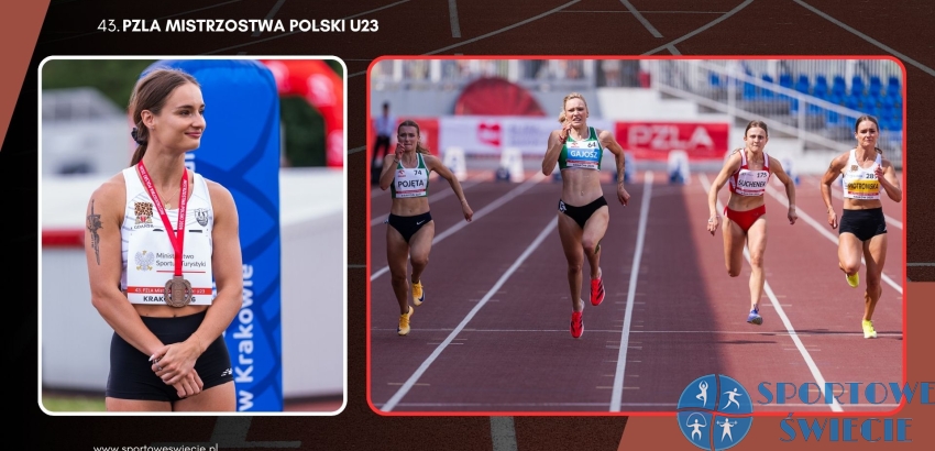 MP U23. Aleksandra Piotrowska wybiegała brąz na 100 m