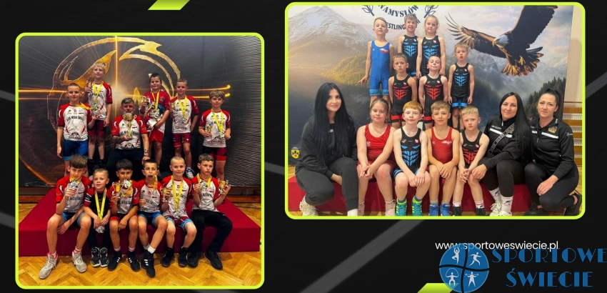 Z Namysłowa wszyscy młodzi zapaśnicy ze Świecia wrócili z medalami