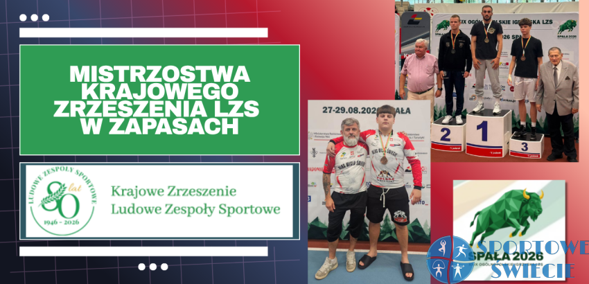 Złoto i brąz zapaśników ze Świecia w Mistrzostwach LZS w Spale