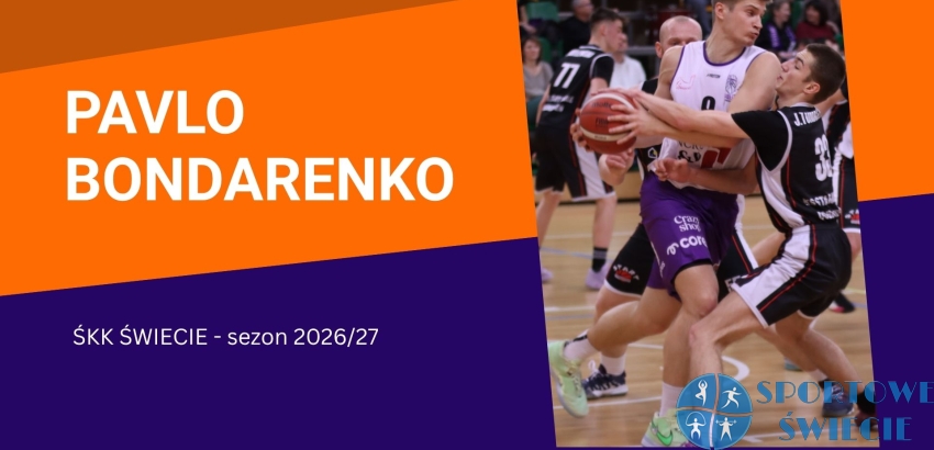 Pavlo Bondarenko dalej koszykarzem ŚKK Świecie