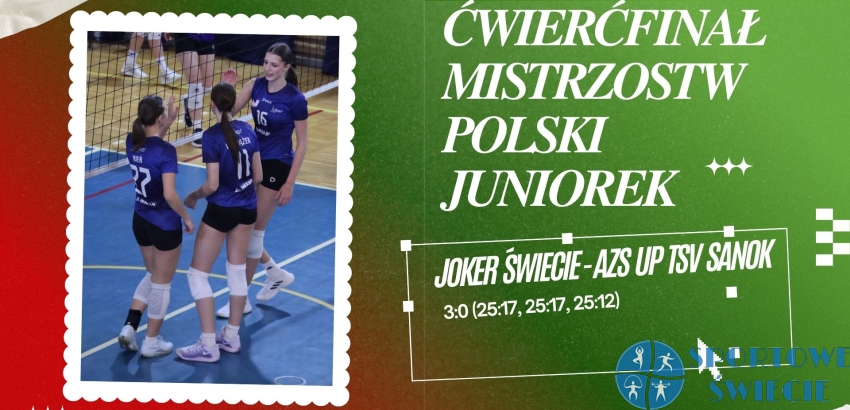 Joker Świecie pokonał AZS UP TSV Sanok