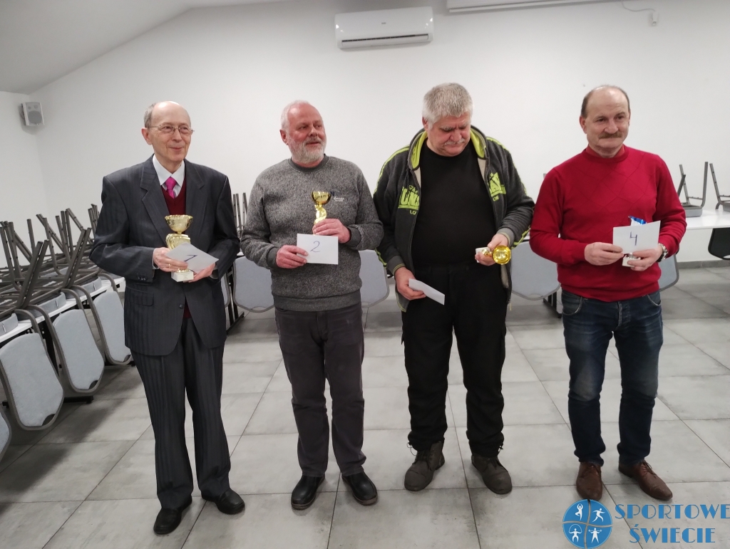 Józef Pieńczewski wygrał styczniowy turniej baśki w Świeciu