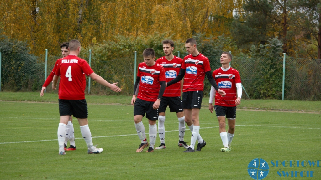 Wisła Nowe zdecydowanie lepsza od rezerw Naprzodu Jabłonowo Pomorski