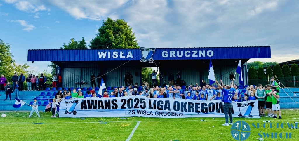 Wisła Gruczno pokonała Grom Osie i jest w klasie okręgowej!!!
