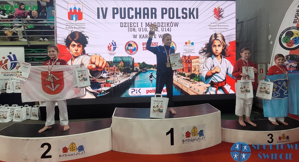 Cztery medale młodych karateków w Pucharze Polski [ZDJĘCIA]