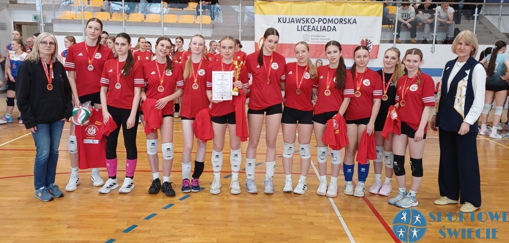 „Licealiada”. Siatkarki z I LO Świecie trzecie w województwie