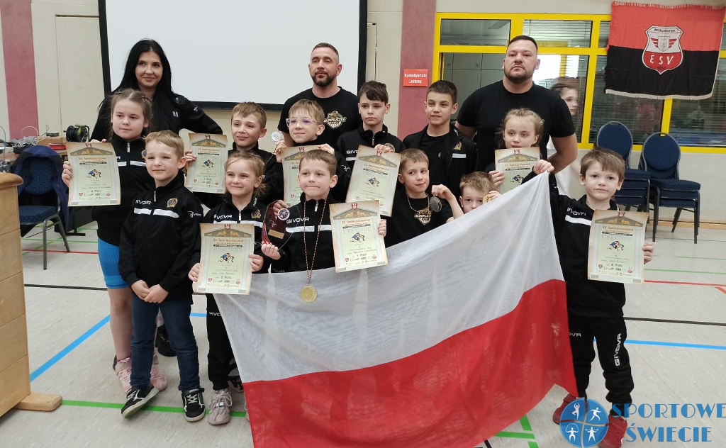 Pierwszy zagraniczny wyjazd Olimpijczyka Świecie. Cztery medale w Wittenbergu