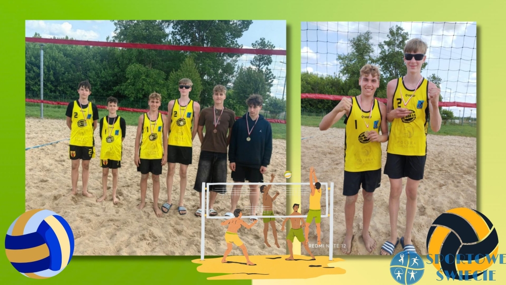 Hubert Kulczyk i Mikołaj Kowalski mistrzami województwa w plażówce