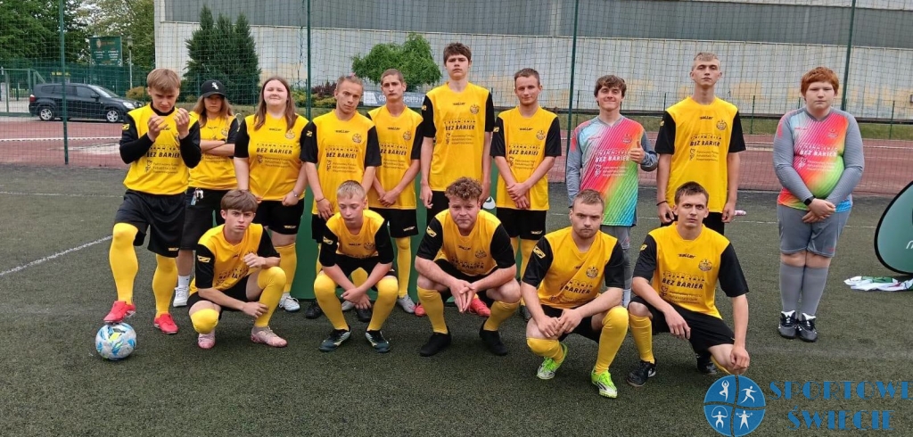Olimpijczyk Warlubie zagrał drugi turniej w ekstraklasie „Futbolu Bez Barier”