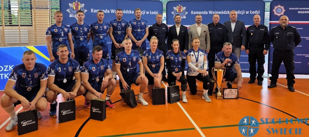 Czworo policjantów ze Świecia w wicemistrzowskiej drużynie KWP Bydgoszcz