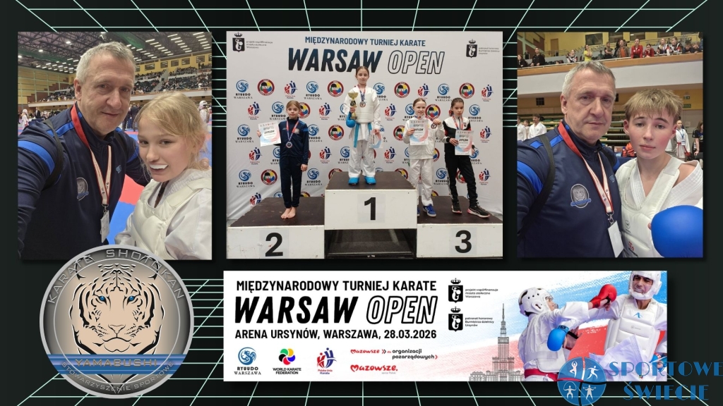 Trzy krążki karateków Yamabushi w Warsaw Open 2026