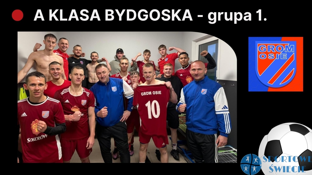 Grom Osie bezlitosny dla Tęczy Wiąg. 10 goli „Armaty”