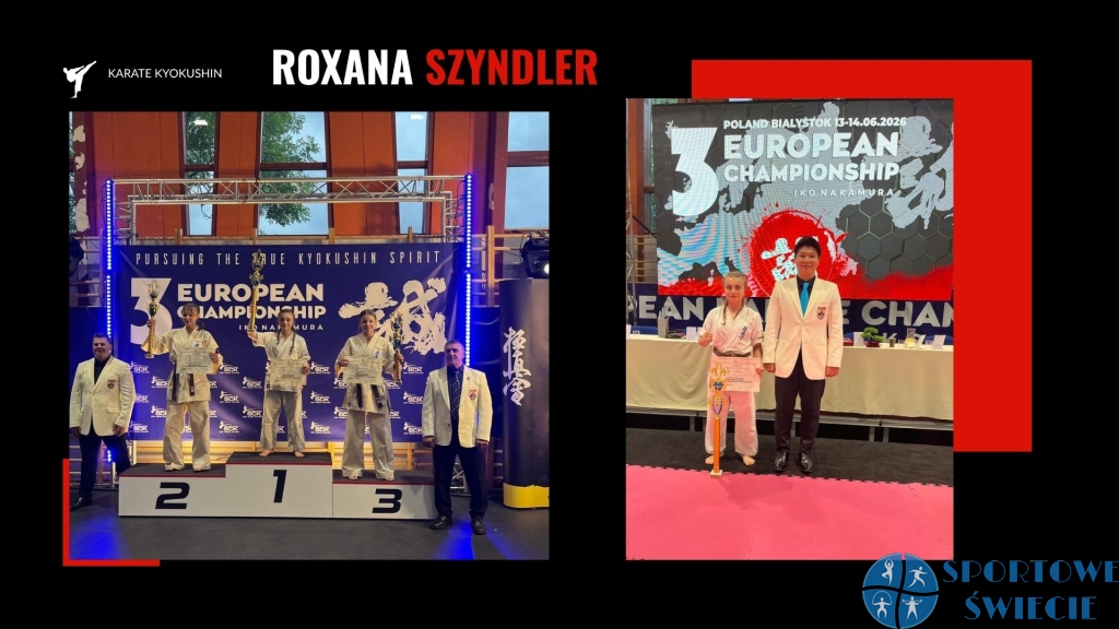 Roxana Szyndler ze złotem Mistrzostw Europy IKO Nakamura