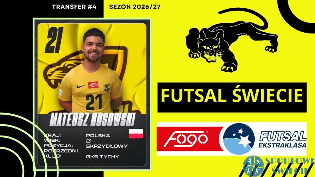 Czwarty transfer Futsalu Świecie. Mateusz Kosowski wraca do elity