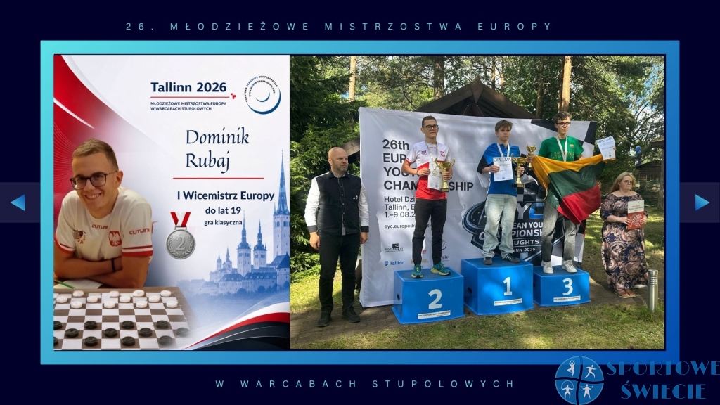 Dominik Rubaj wicemistrzem Europy juniorów do lat 19 [ZDJĘCIA]