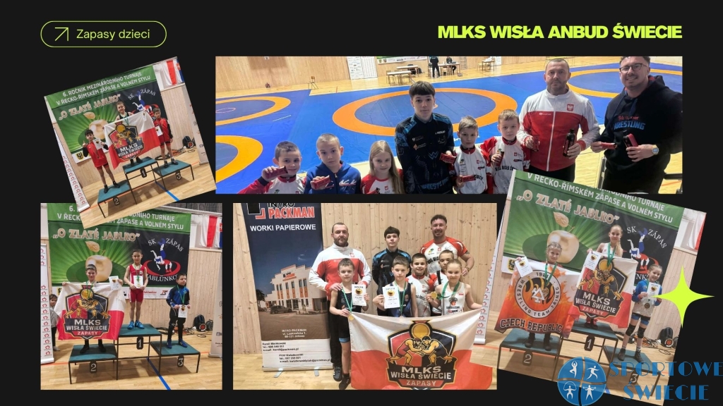 Zapaśnicy Wisły Świecie walczyli o „Złote Jabłko” w Czechach