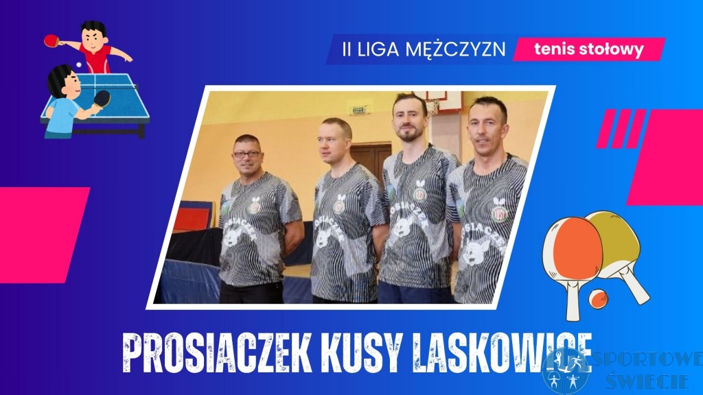 Prosiaczek Kusy Laskowice uratował remis w ostatniej serii gier