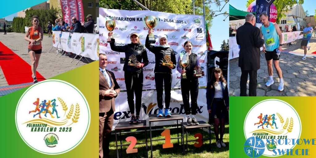 Paweł Dzierliński i Krystyna Kuta mistrzami powiatu świeckiego w półmaratonie