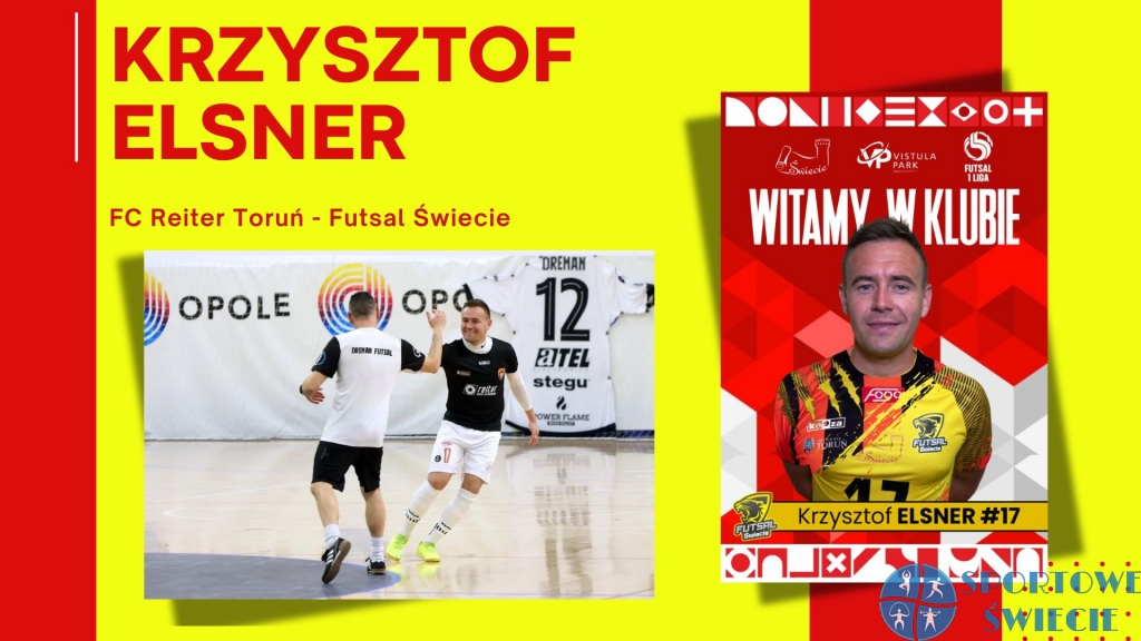 Drugi transfer z ekstraklasy. Krzysztof Elsner zawodnikiem Futsalu Świecie