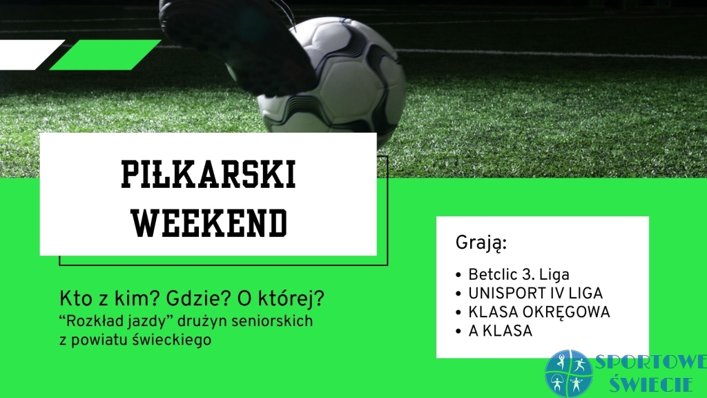 Piłkarski weekend 22-23 sierpnia – „rozkład jazdy” drużyn z powiatu
