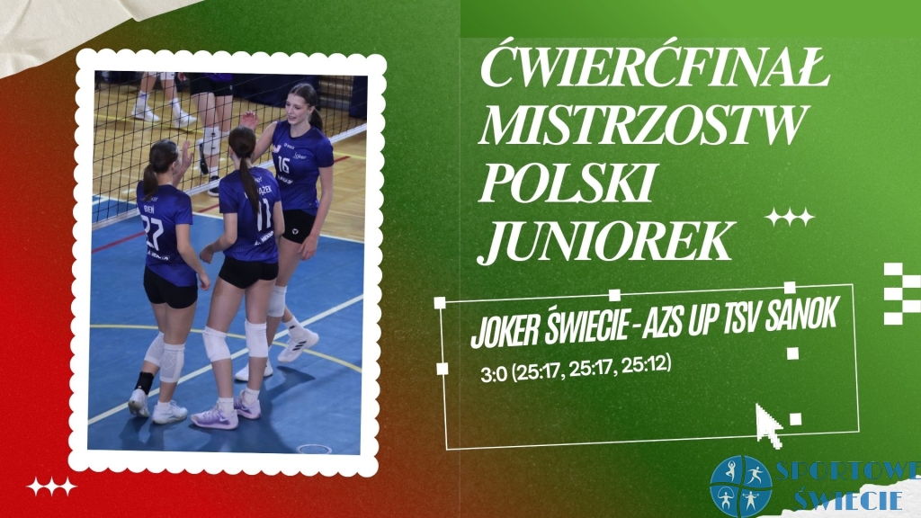 Joker Świecie pokonał AZS UP TSV Sanok