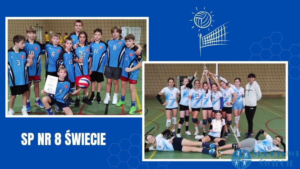 Igrzyska Dzieci. Podwójny siatkarski triumf SP nr 8 Świecie 