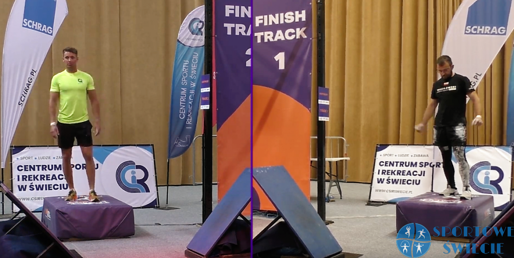 Świecianie walczyli dzielnie z przeszkodami na torze Ninja