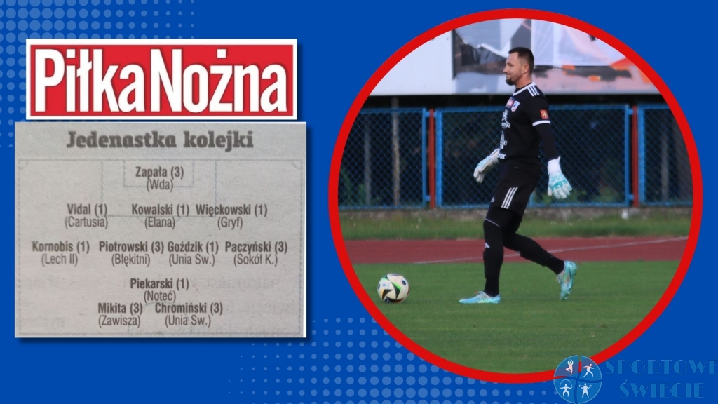 Łukasz Zapała po raz trzeci w jedenastce tygodnika „Piłka Nożna”