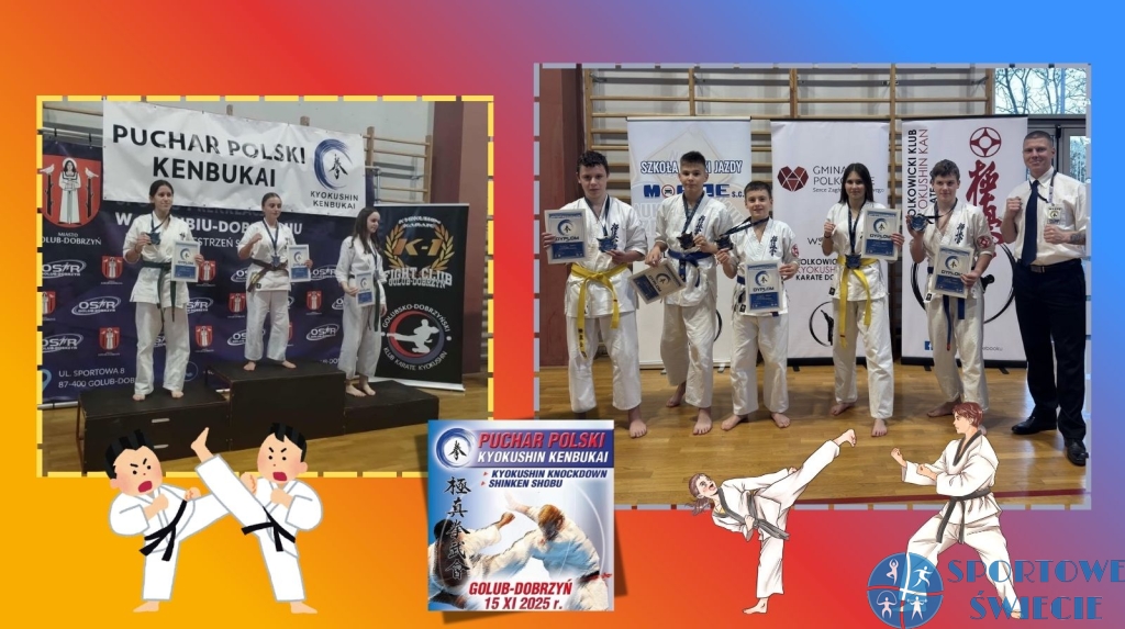 Pucharowe medale karateków ze Świecia i Roxany Szyndler w Golubiu-Dobrzyniu